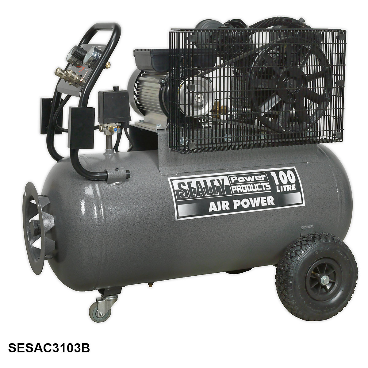 Sealey Belt Drive Compressor with Front Control Panel (Product illustration 8)-7