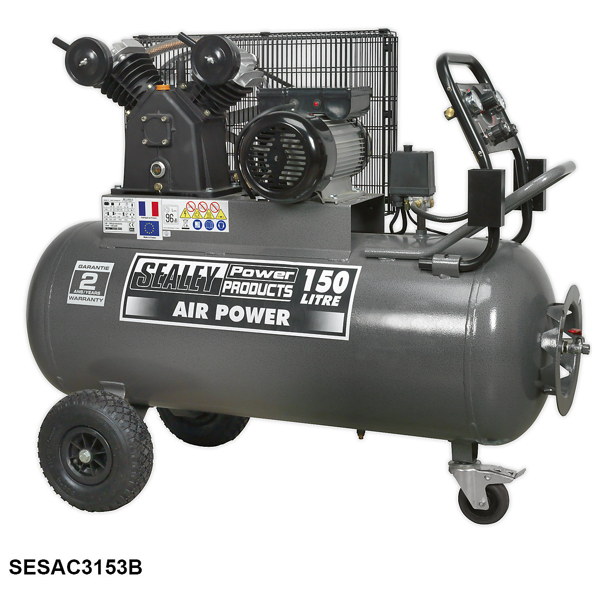 Sealey Belt Drive Compressor with Front Control Panel (Product illustration 9)-8