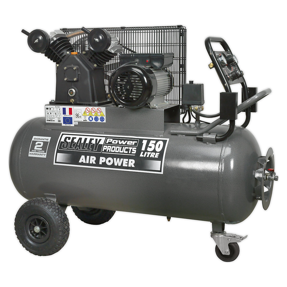 Sealey Belt Drive Compressor with Front Control Panel