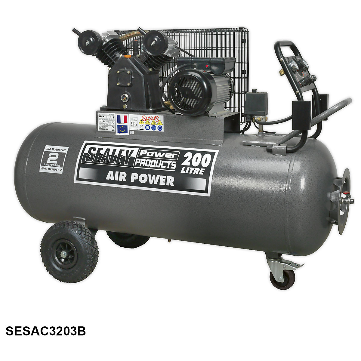 Sealey Belt Drive Compressor with Front Control Panel (Product illustration 11)-10