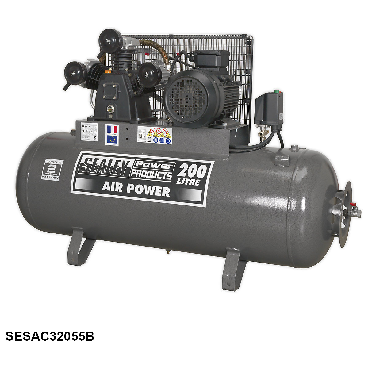 Sealey Belt Drive Compressor with Front Control Panel (Product illustration 13)-12