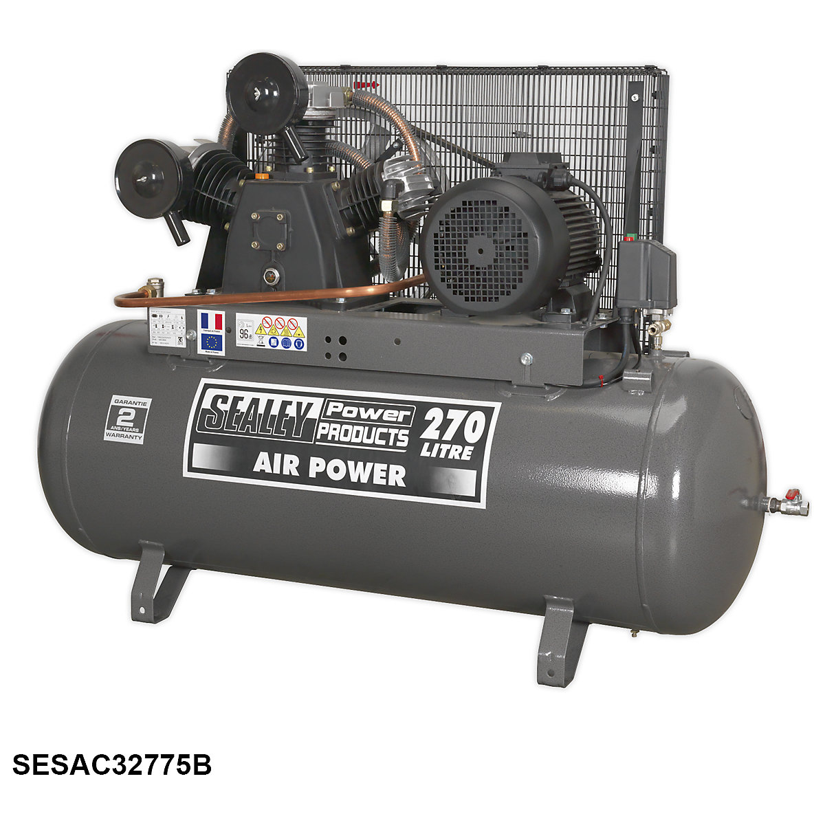 Sealey Belt Drive Compressor with Front Control Panel (Product illustration 14)-13