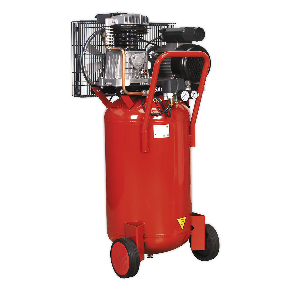 Sealey Belt Drive Vertical Compressor (Product illustration 5)-4