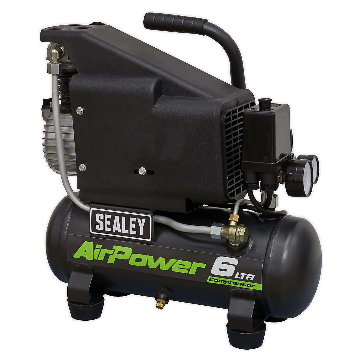 Sealey Direct Drive Compressor | Copper Wound Motor (Product illustration 2)-1