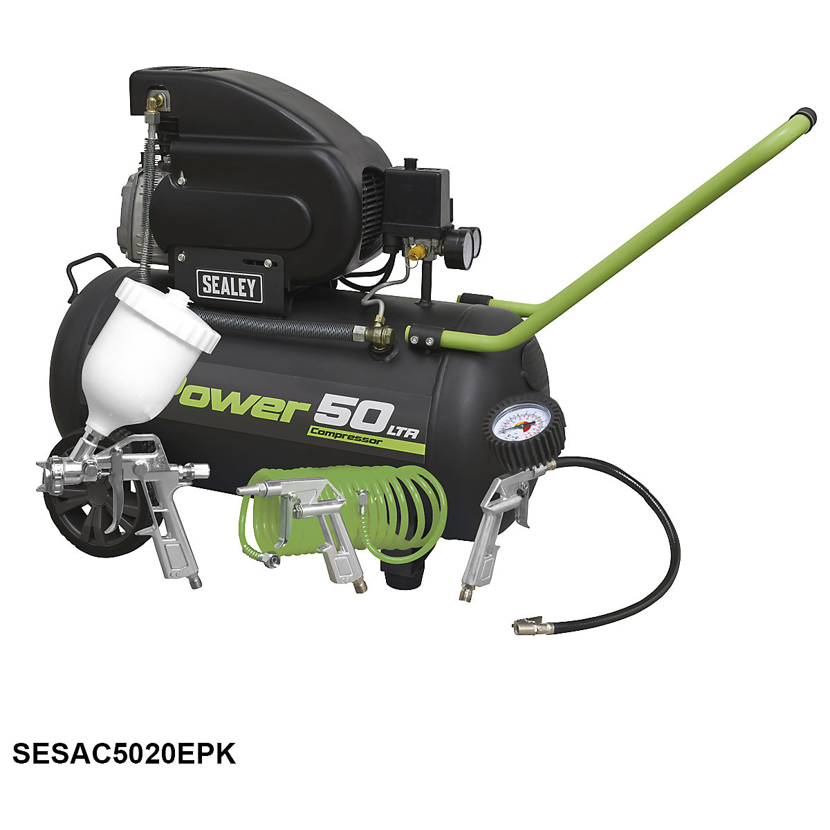 Sealey Direct Drive Compressor | Copper Wound Motor (Product illustration 11)-10