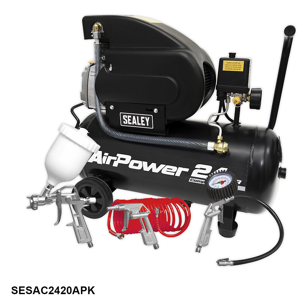 Sealey Direct Drive Compressor (Product illustration 2)-1
