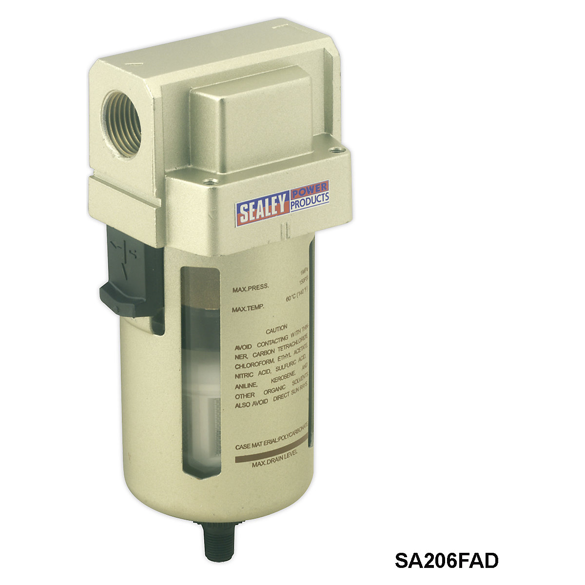 Sealey Heavy Duty Air Filters/Regulators/Lubricators | High-Flow Range (Product illustration 5)-4