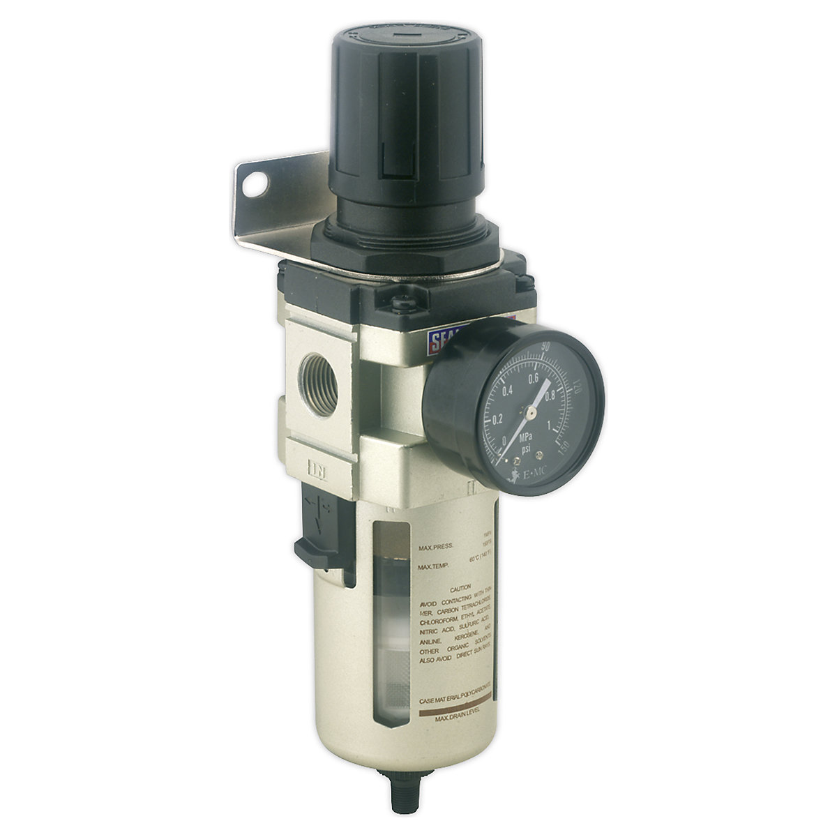 Sealey Heavy Duty Air Filters/Regulators/Lubricators | High-Flow Range
