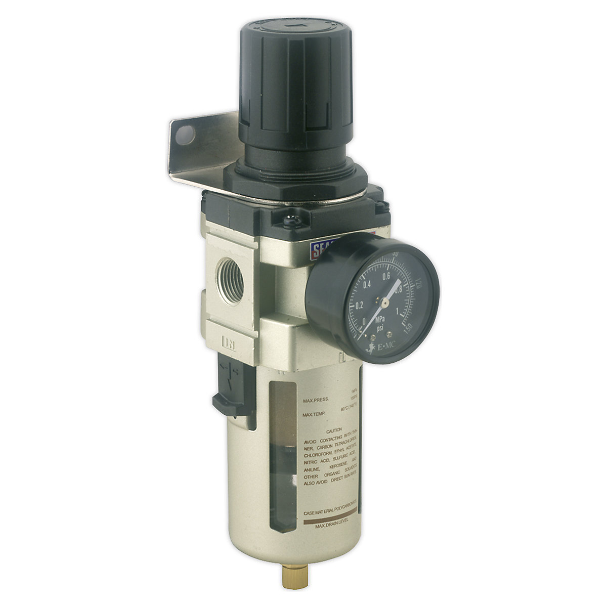 Sealey Heavy Duty Air Filters/Regulators/Lubricators | High-Flow Range