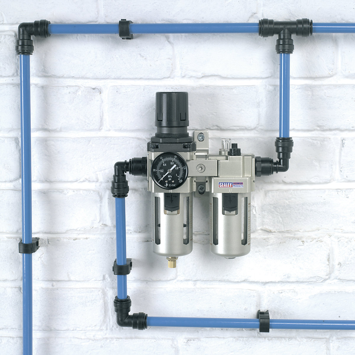 Sealey Heavy Duty Air Filters/Regulators/Lubricators | High-Flow Range (Product illustration 3)-2