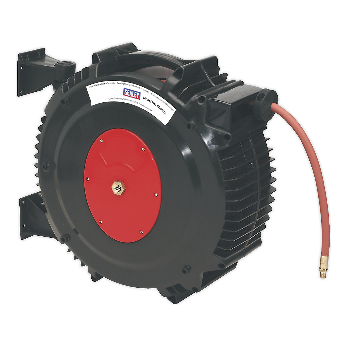 Sealey Heavy Duty Retractable Air Hose Reel | Rubber Hose