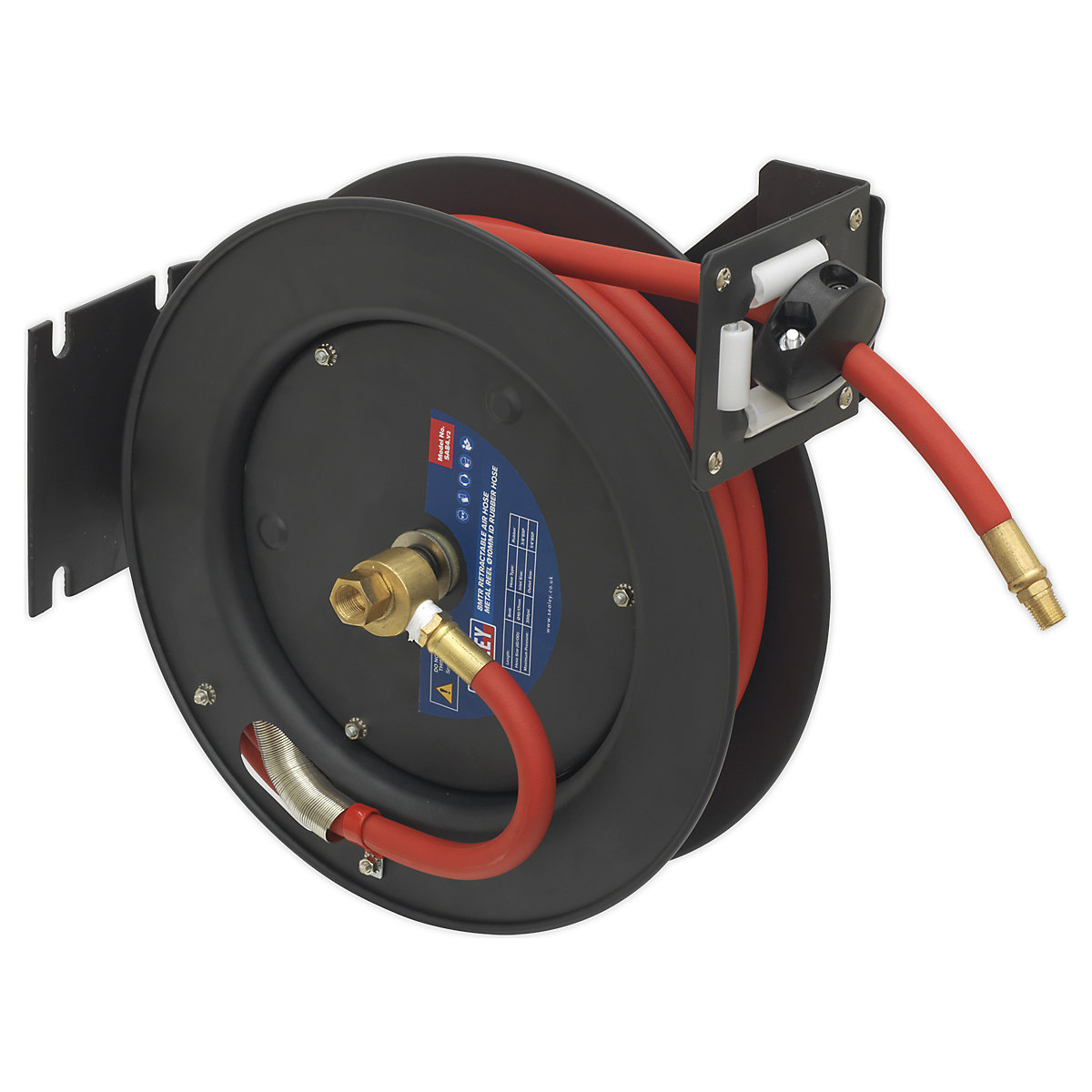 Sealey Retractable Air Hose Reel | Rubber Hose