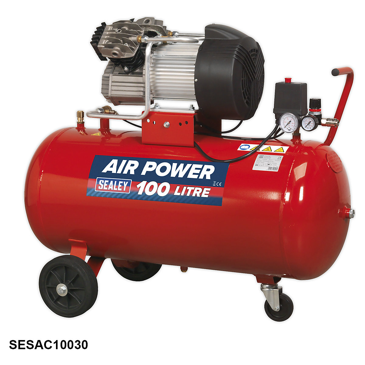 Sealey V-Twin Direct Drive Compressor (Product illustration 5)-4