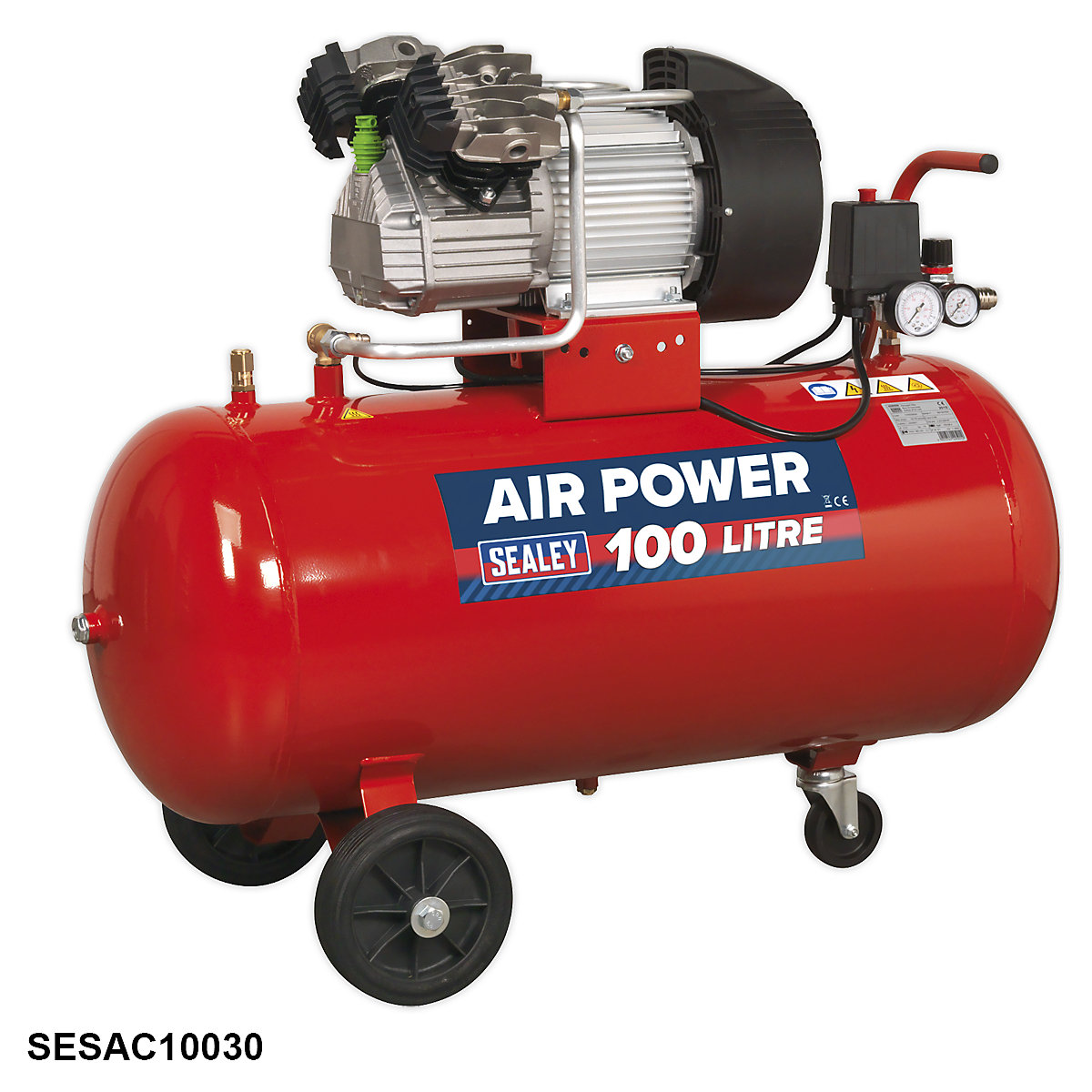 Sealey V-Twin Direct Drive Compressor (Product illustration 6)-5