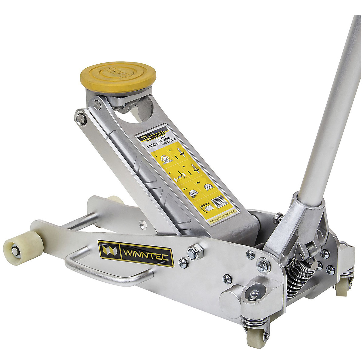 SIP WINNTEC Aluminium Racing Trolley Jack | 1.35 Tonne (Product illustration 3)-2