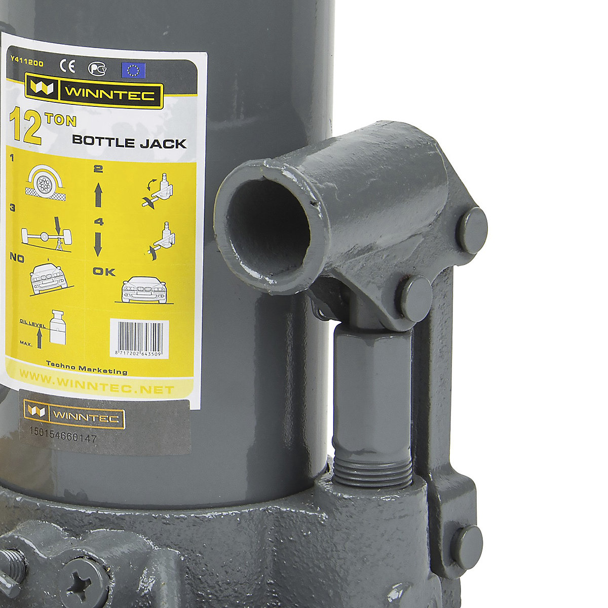 SIP WINNTEC Bottle Jack | 12 Tonne (Product illustration 5)-4