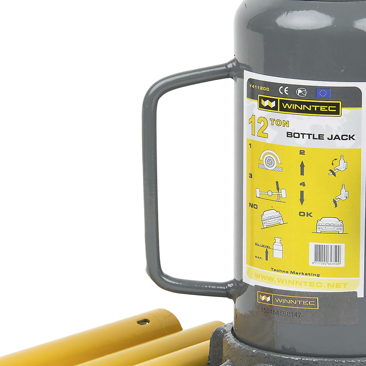 SIP WINNTEC Bottle Jack | 12 Tonne (Product illustration 6)-5