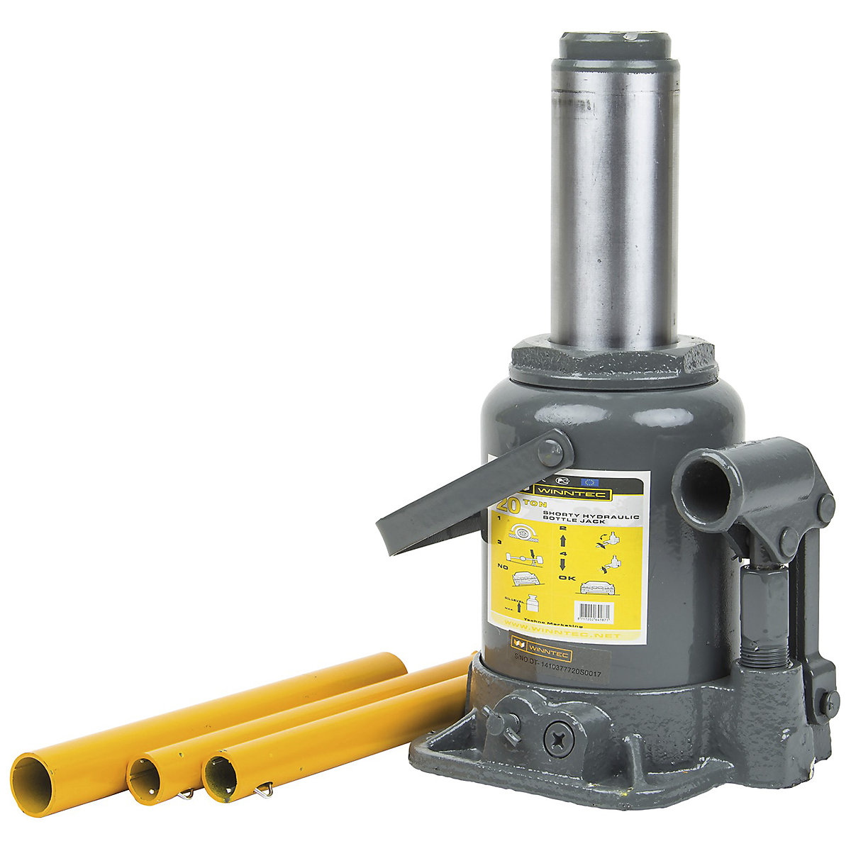 SIP WINNTEC Low-Profile Bottle Jacks | 10 & 20 Tonne (Product illustration 3)-2
