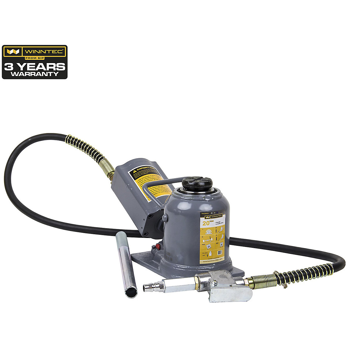 SIP WINNTEC Standard & Low-Profile Air Bottle Jacks | 20 Tonne