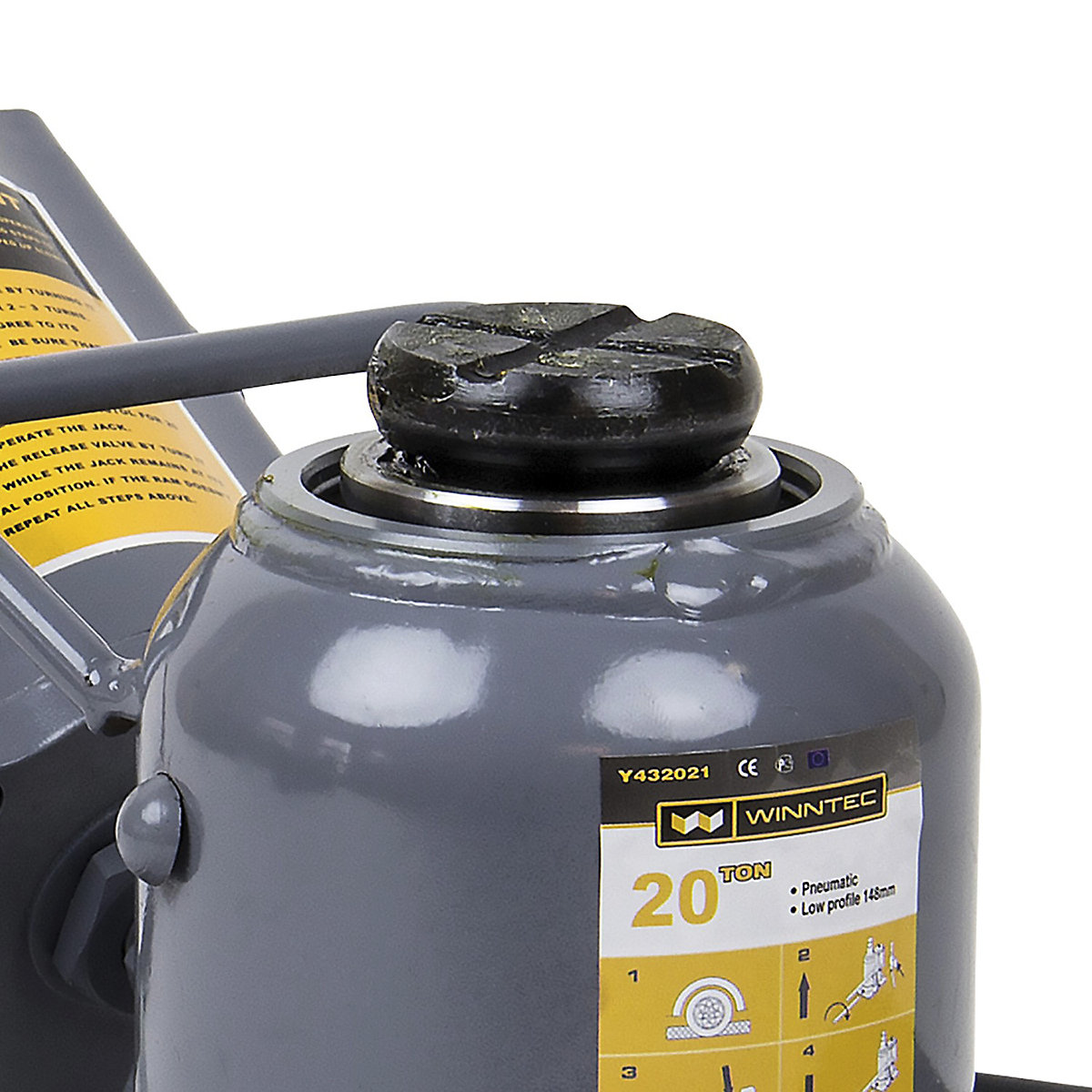 SIP WINNTEC Standard & Low-Profile Air Bottle Jacks | 20 Tonne (Product illustration 3)-2