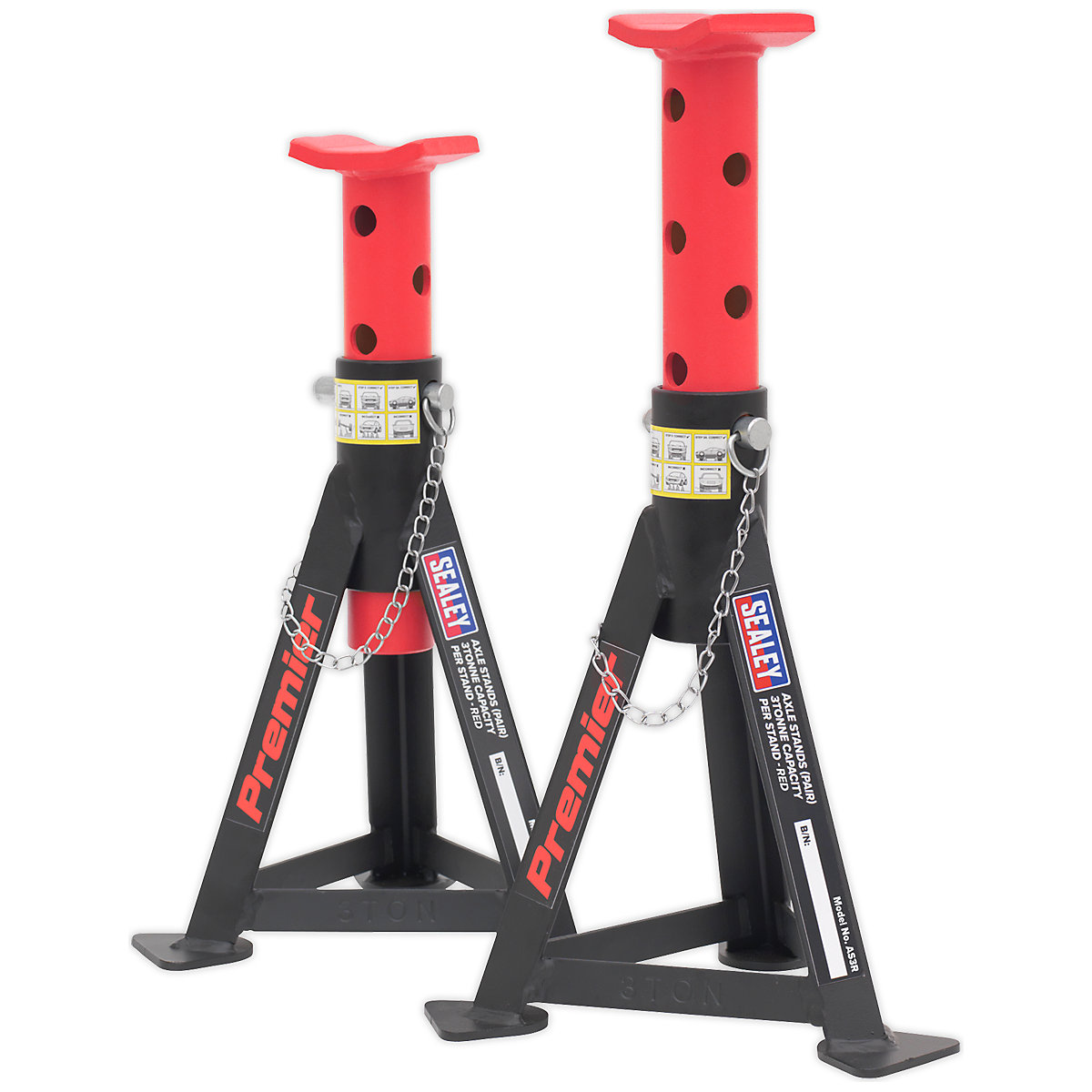 Sealey 3 Tonne Axle Stand Pair