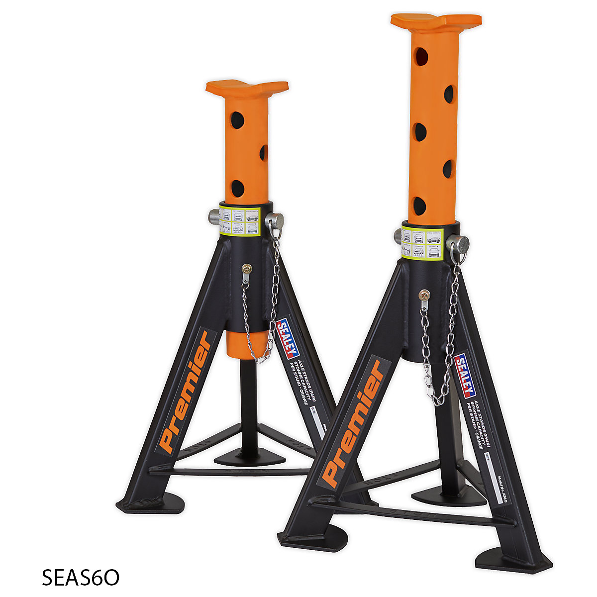 Sealey 6 Tonne Axle Stand Pair (Product illustration 5)-4