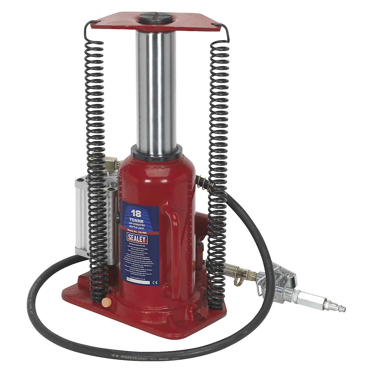 Sealey Air Operated Bottle Jack | 18 Tonne (Product illustration 2)-1