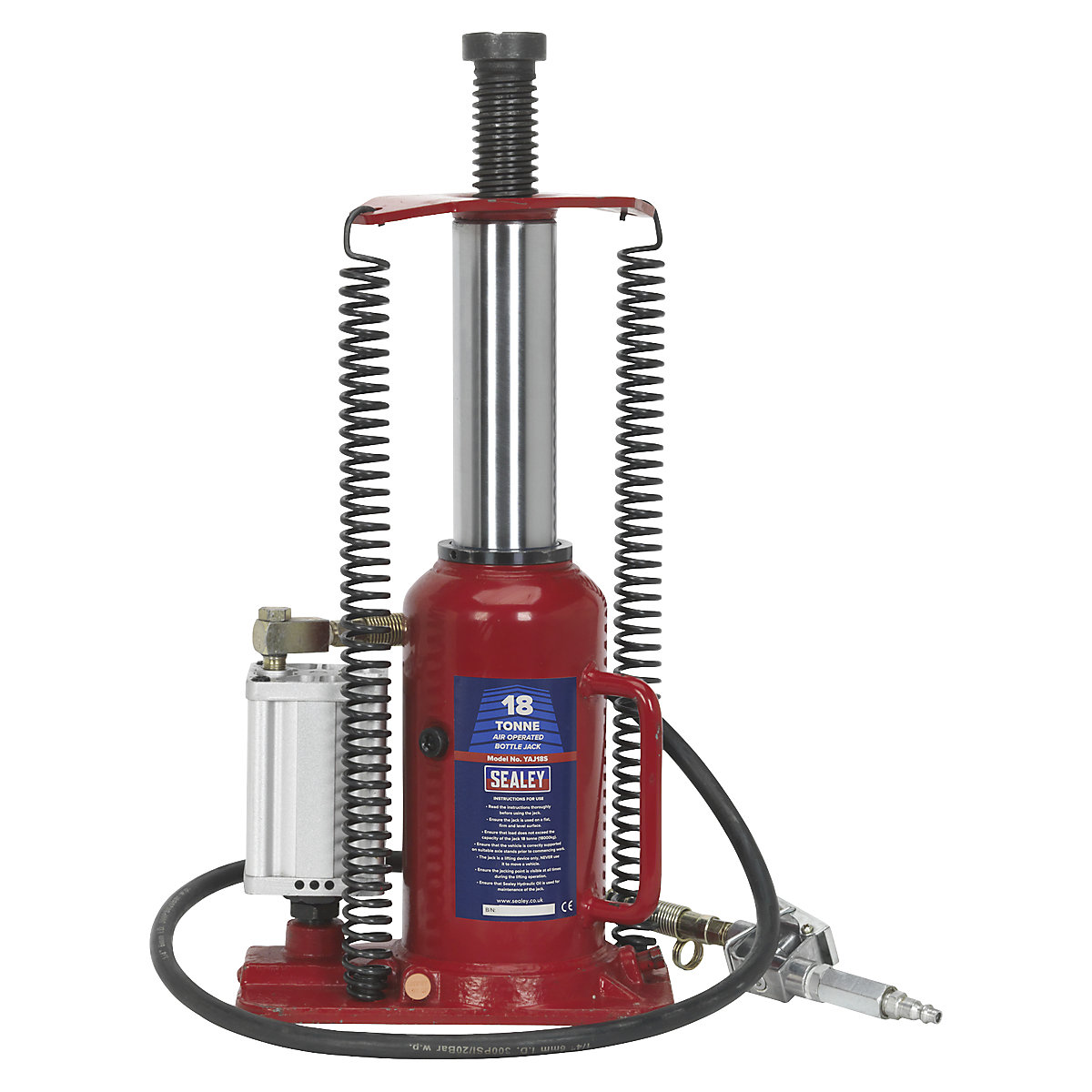 Sealey Air Operated Bottle Jack | 18 Tonne (Product illustration 10)-9