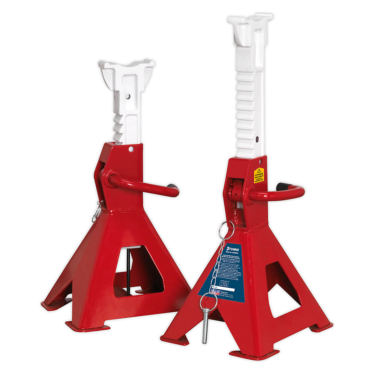 Sealey Auto Rise Ratchet Axle Stand Pair