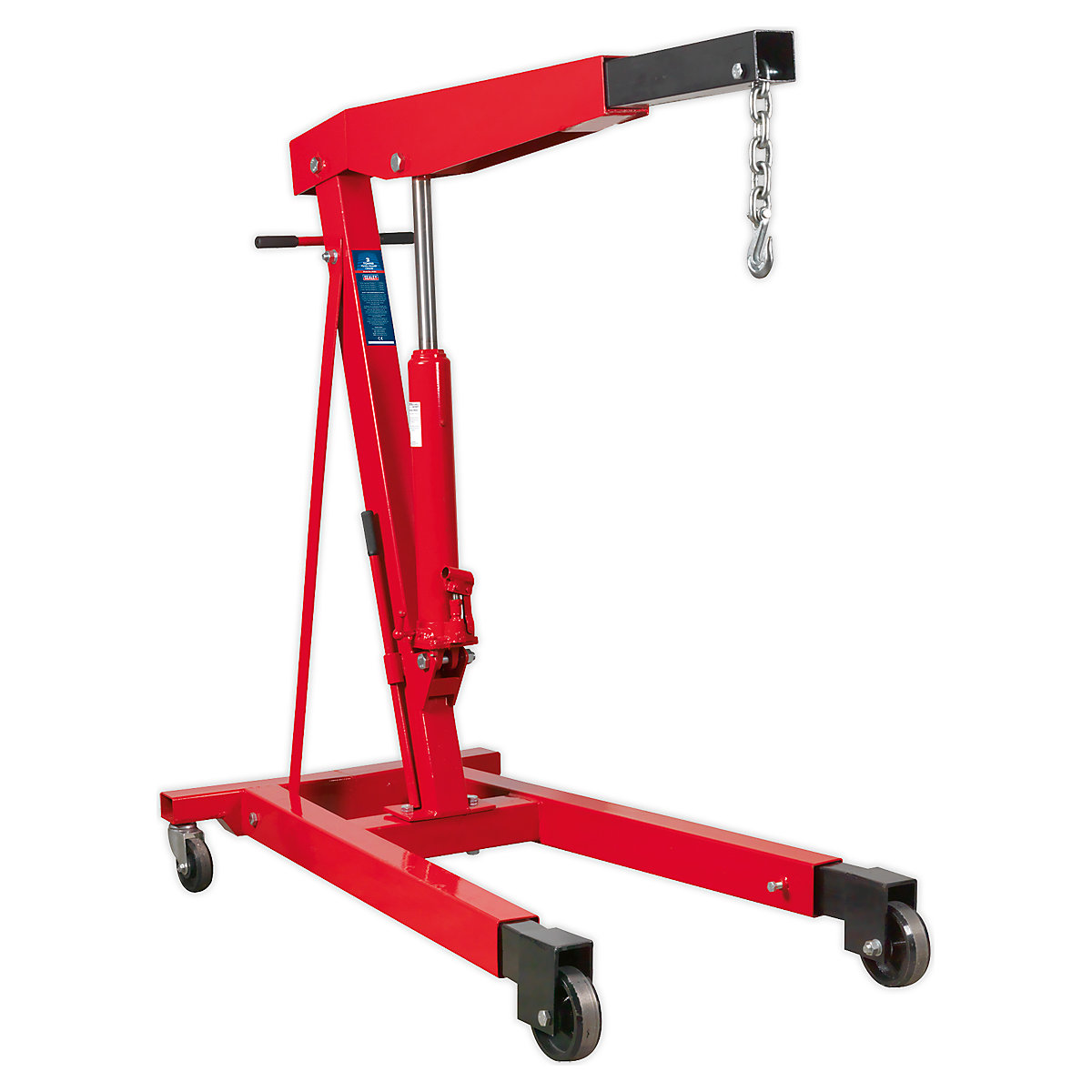 Sealey Fixed Frame Engine Crane | Extendable Legs