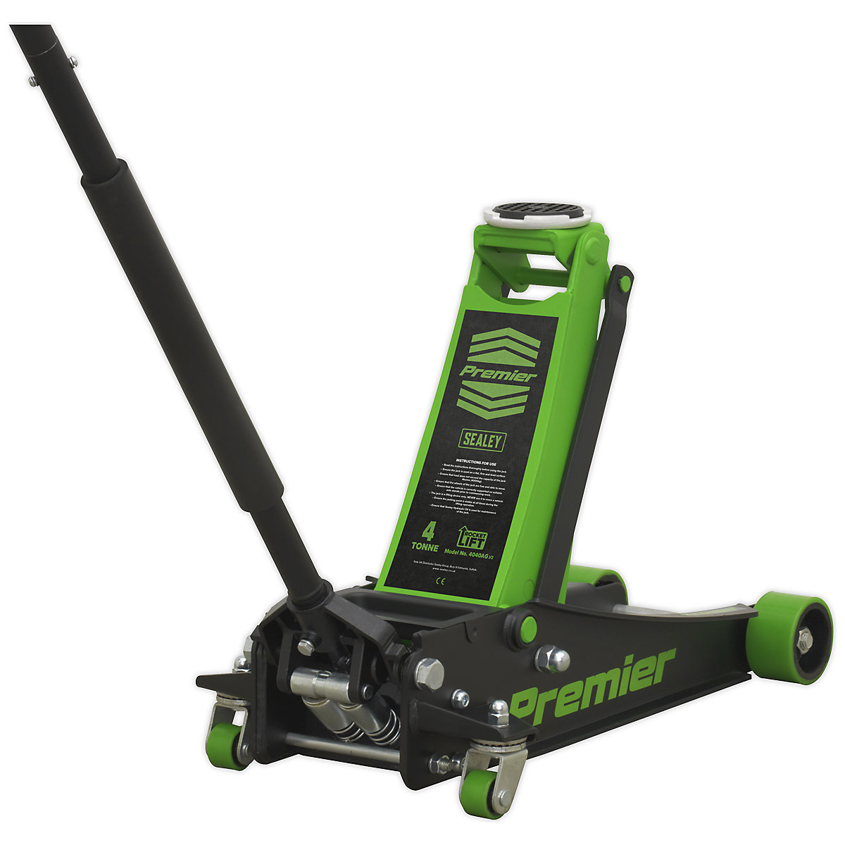 Sealey High Lift Low Entry Trolley Jack | 2 Tonne (Product illustration 10)-9