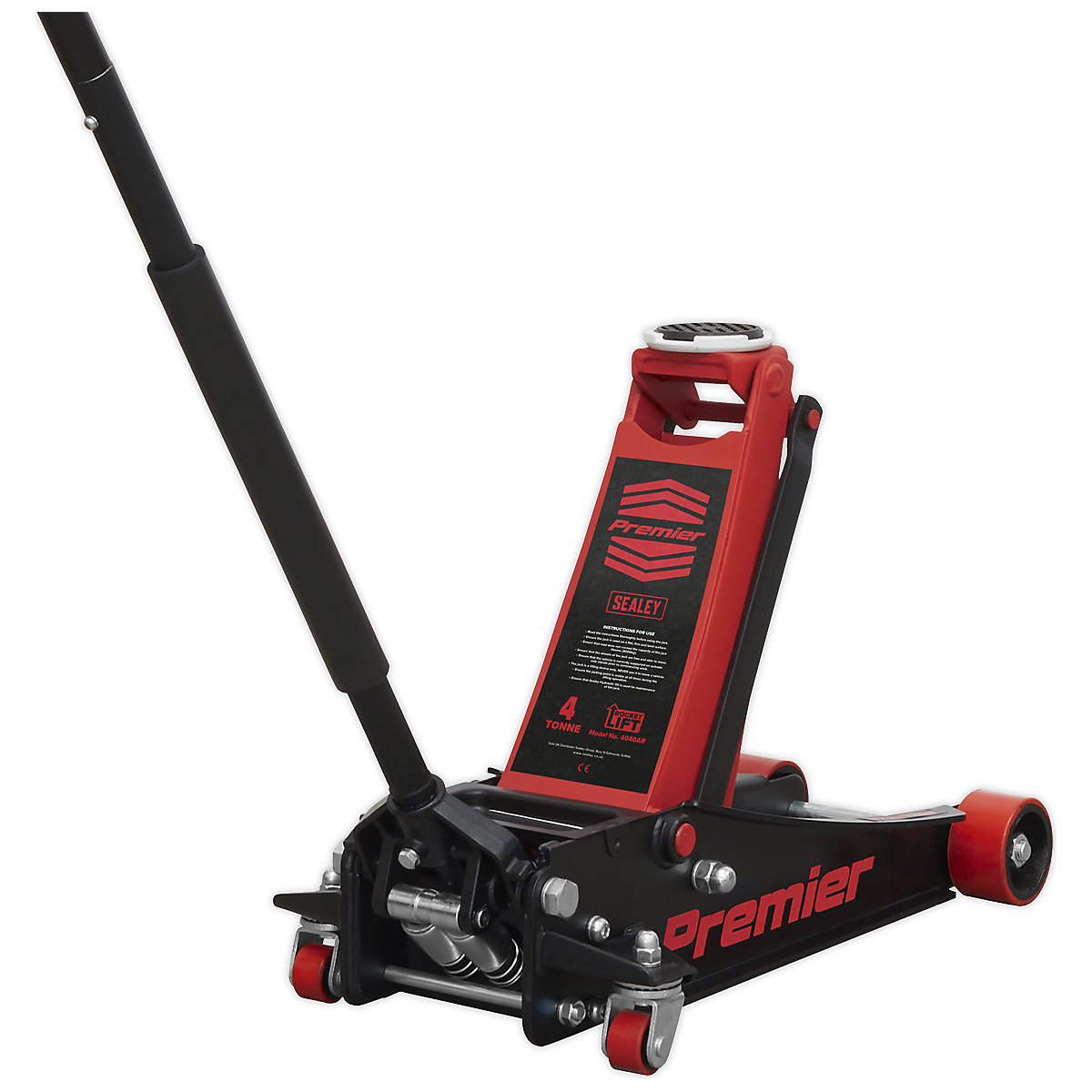 Sealey High Lift Low Entry Trolley Jack | 2 Tonne (Product illustration 16)-15