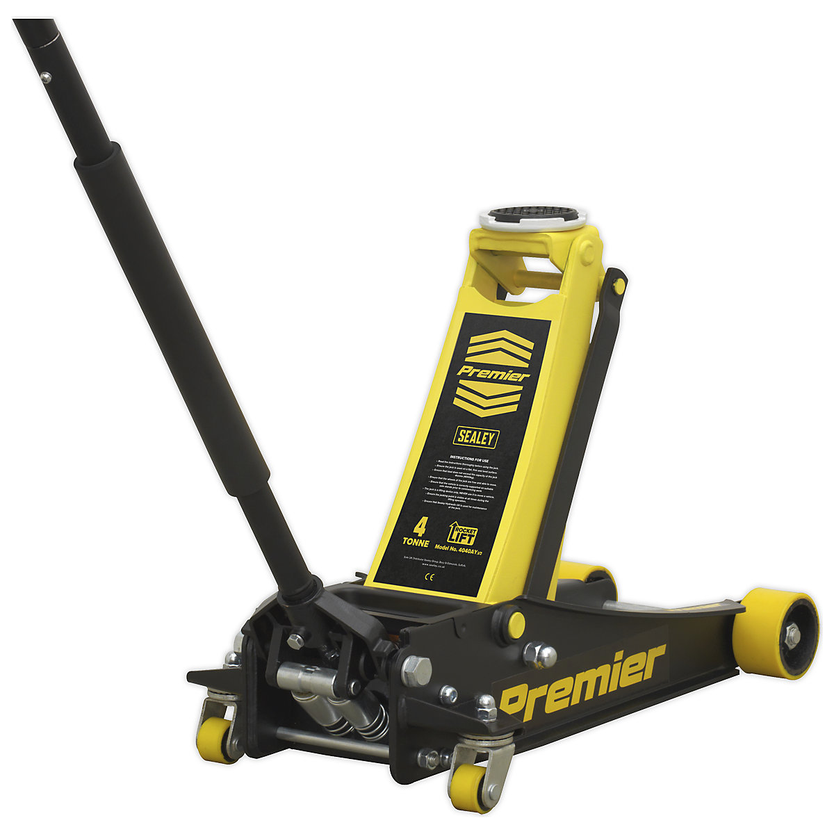 Sealey High Lift Low Entry Trolley Jack | 2 Tonne (Product illustration 19)-18