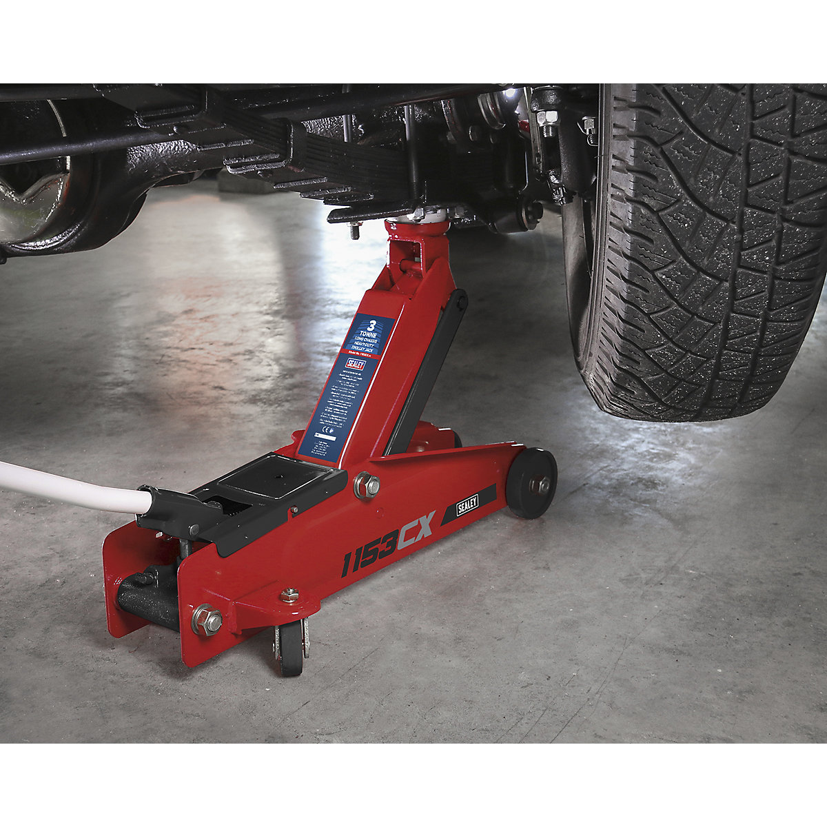 Sealey Long Chassis Heavy Duty Trolley Jacks (Product illustration 3)-2