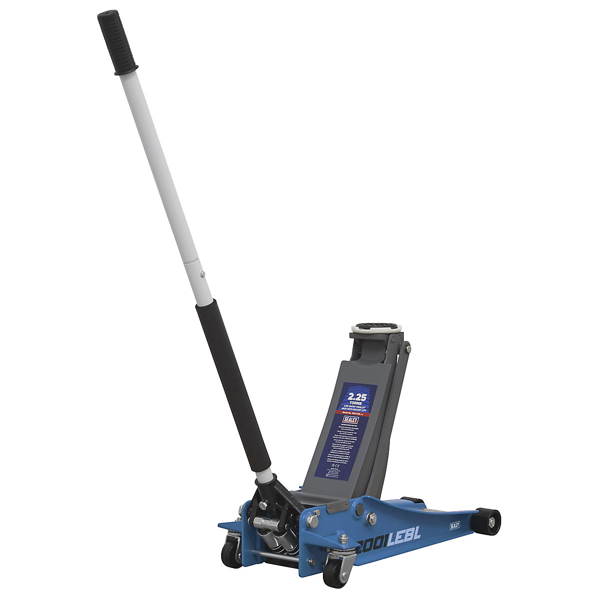 Sealey Low Entry Trolley Jacks | 2.25 Tonne | Rocket Lift (Product illustration 2)-1