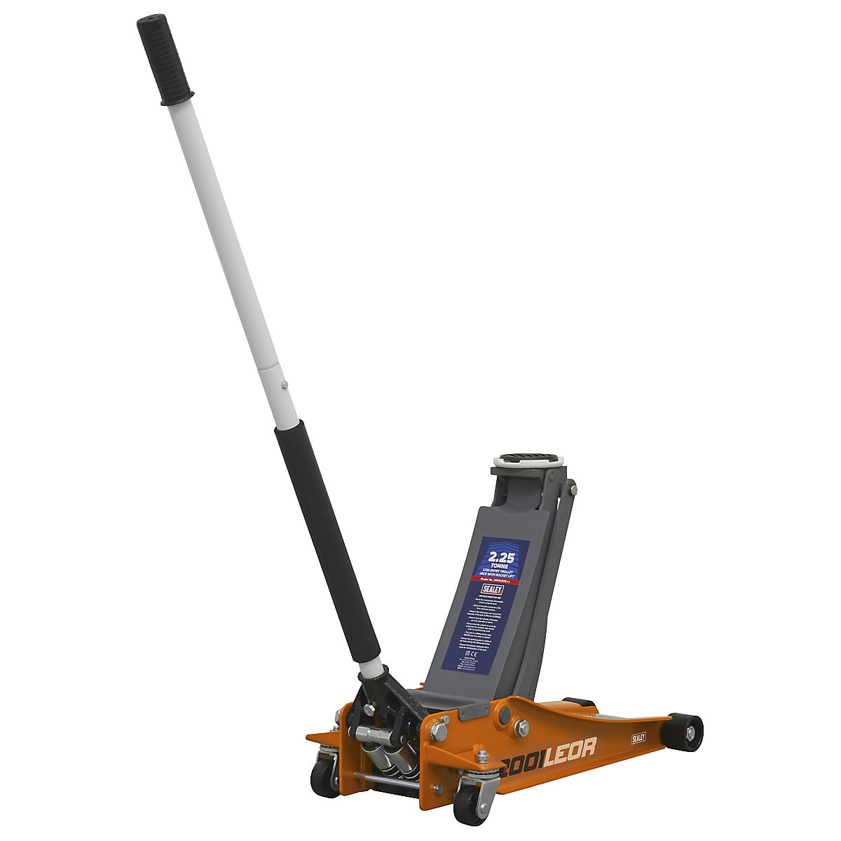 Sealey Low Entry Trolley Jacks | 2.25 Tonne | Rocket Lift (Product illustration 4)-3
