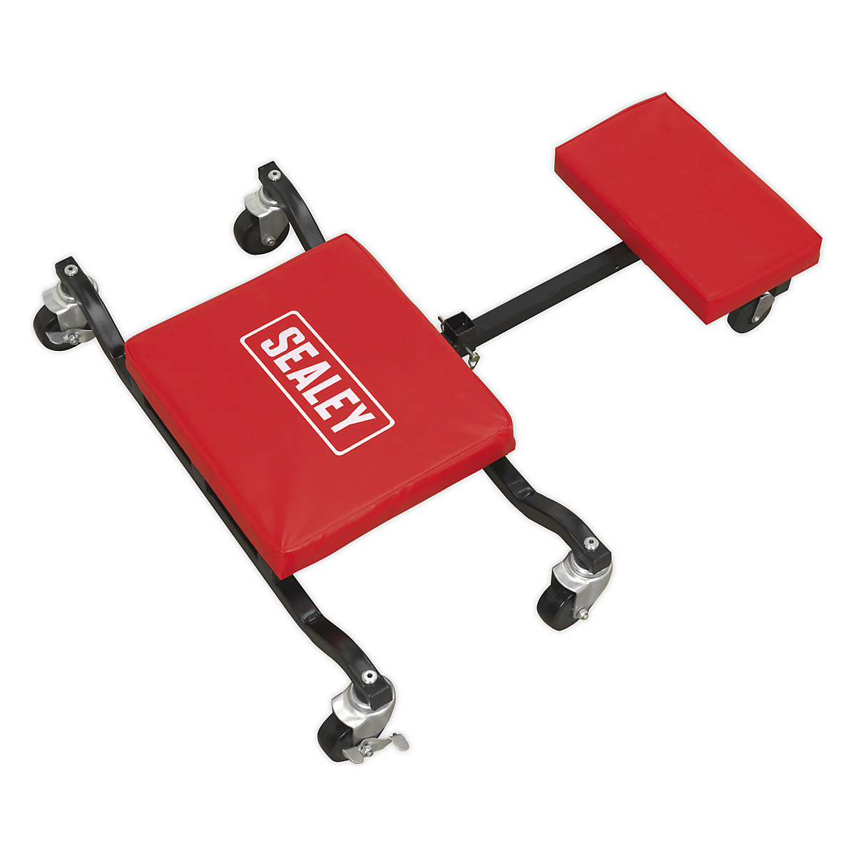 Sealey Low Level Creeper, Seat & Kneeler | Removable Backrest (Product illustration 2)-1