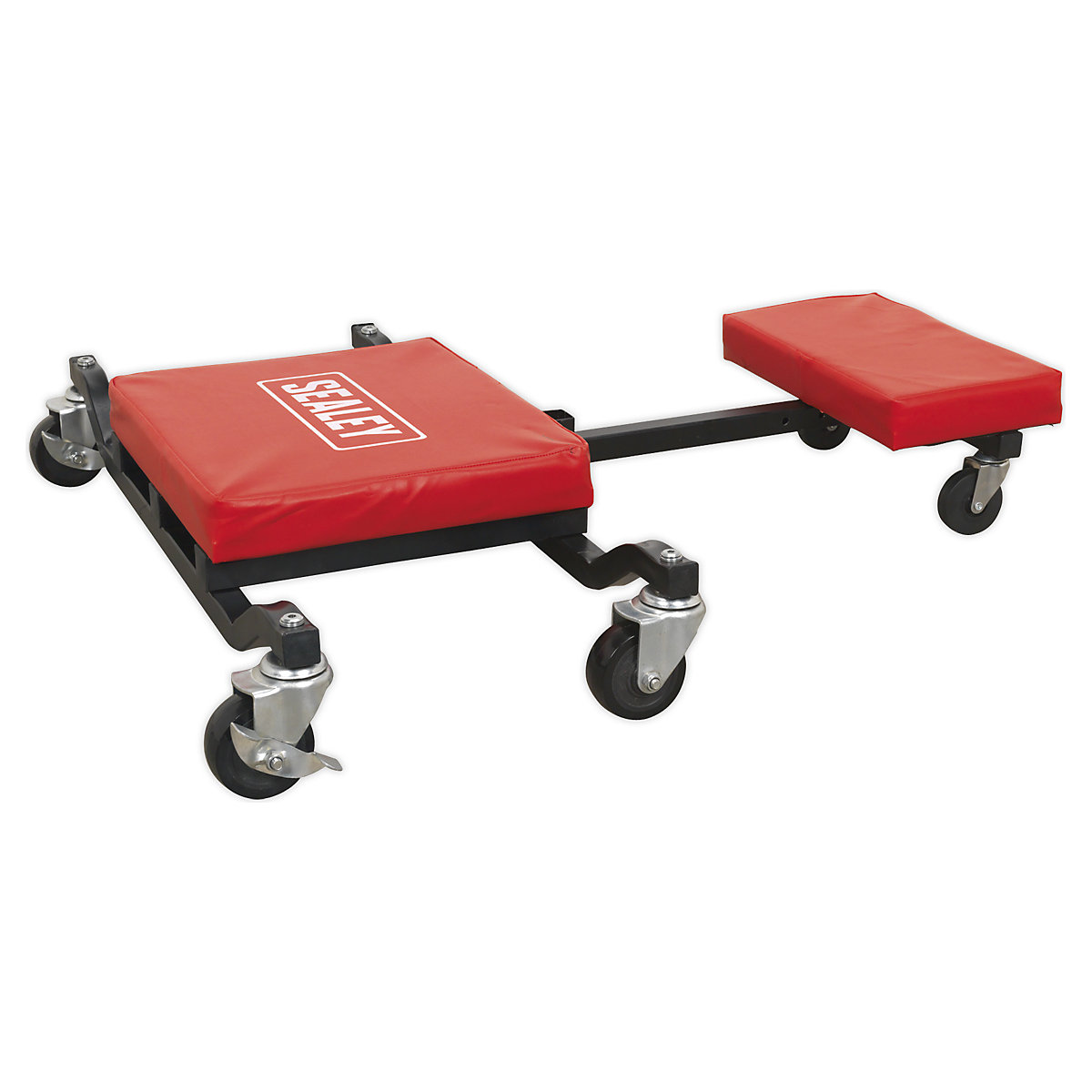Sealey Low Level Creeper, Seat & Kneeler | Removable Backrest (Product illustration 3)-2