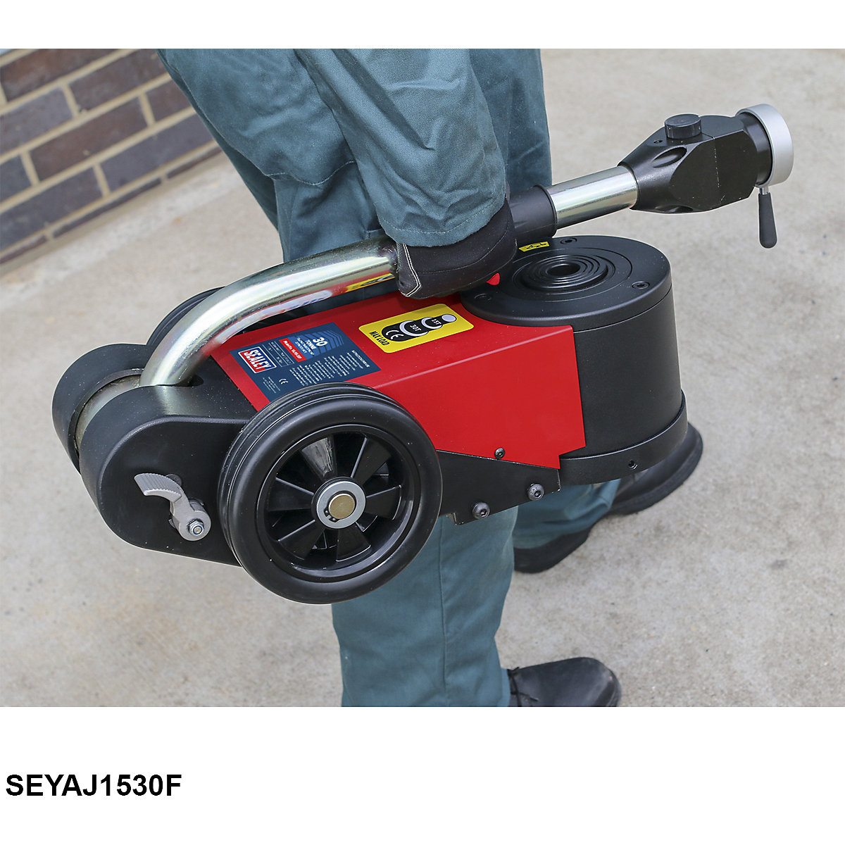 Sealey Premier Air Operated Low Entry Trolley Jack | 30 Tonne | 2 Stage (Product illustration 4)-3