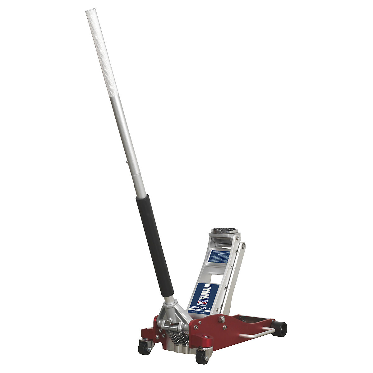 Sealey Premier Aluminium Low Entry Trolley Jacks, Sealey Premier Aluminium Low Entry Trolley Jacks, Sealey Premier Aluminium Low Entry Trolley Jack | 2.5 Tonne | Rocket Lift | Polyurethane Wheels-2