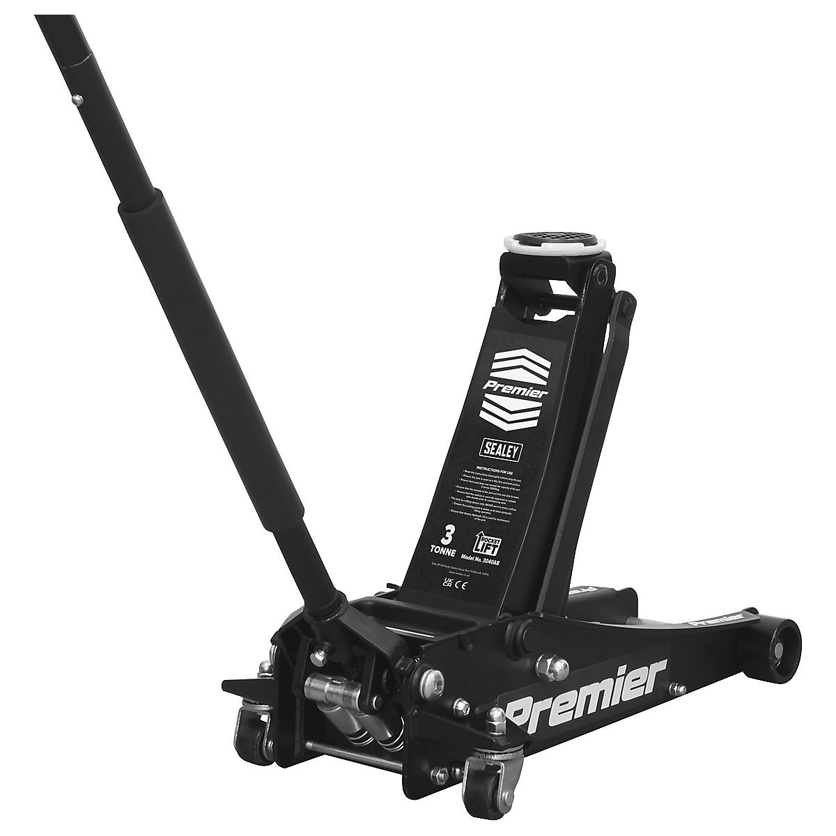 Sealey Premier Trolley Jacks | 3 Tonne | Rocket Lift (Product illustration 6)-5