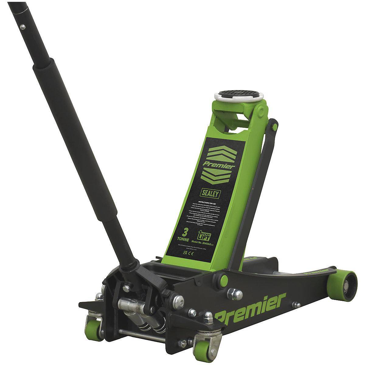 Sealey Premier Trolley Jacks | 3 Tonne | Rocket Lift (Product illustration 9)-8
