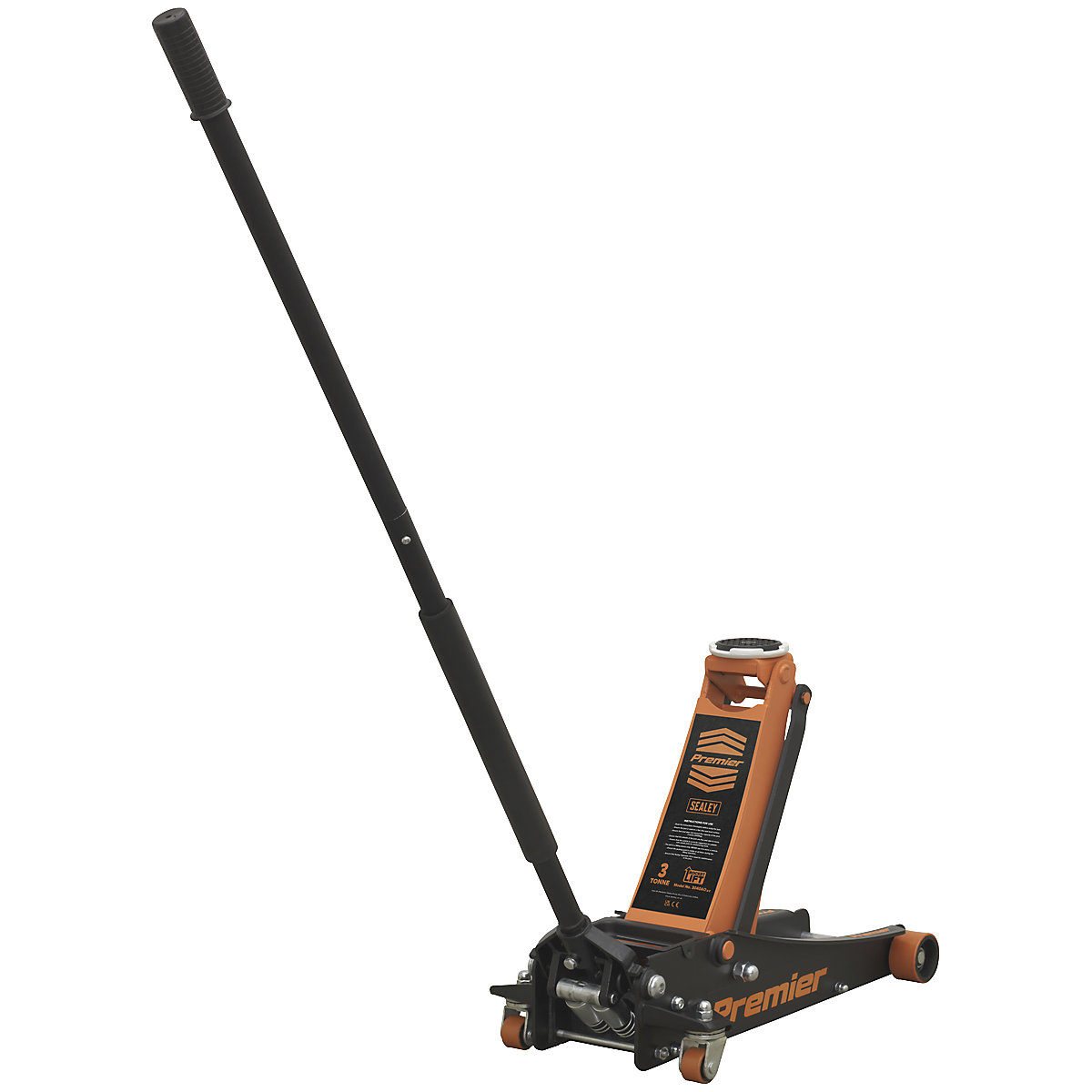 Sealey Premier Trolley Jacks | 3 Tonne | Rocket Lift (Product illustration 3)-2