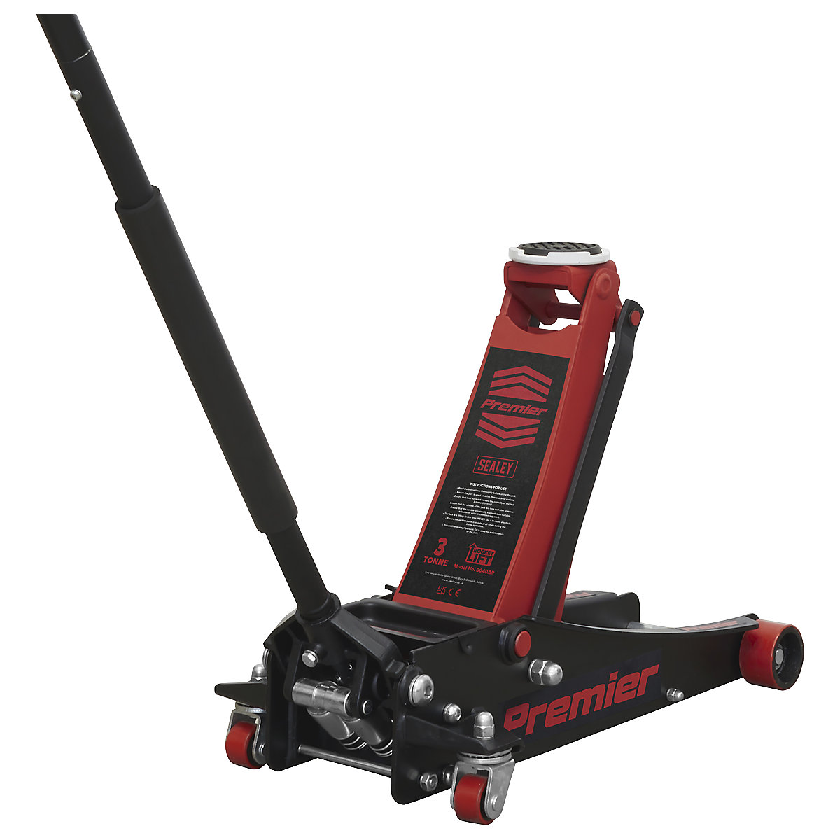 Sealey Premier Trolley Jacks | 3 Tonne | Rocket Lift, Sealey Premier Trolley Jacks | 3 Tonne | Rocket Lift, Sealey Premier Trolley Jack | 3 Tonne | Rocket Lift | Red-14