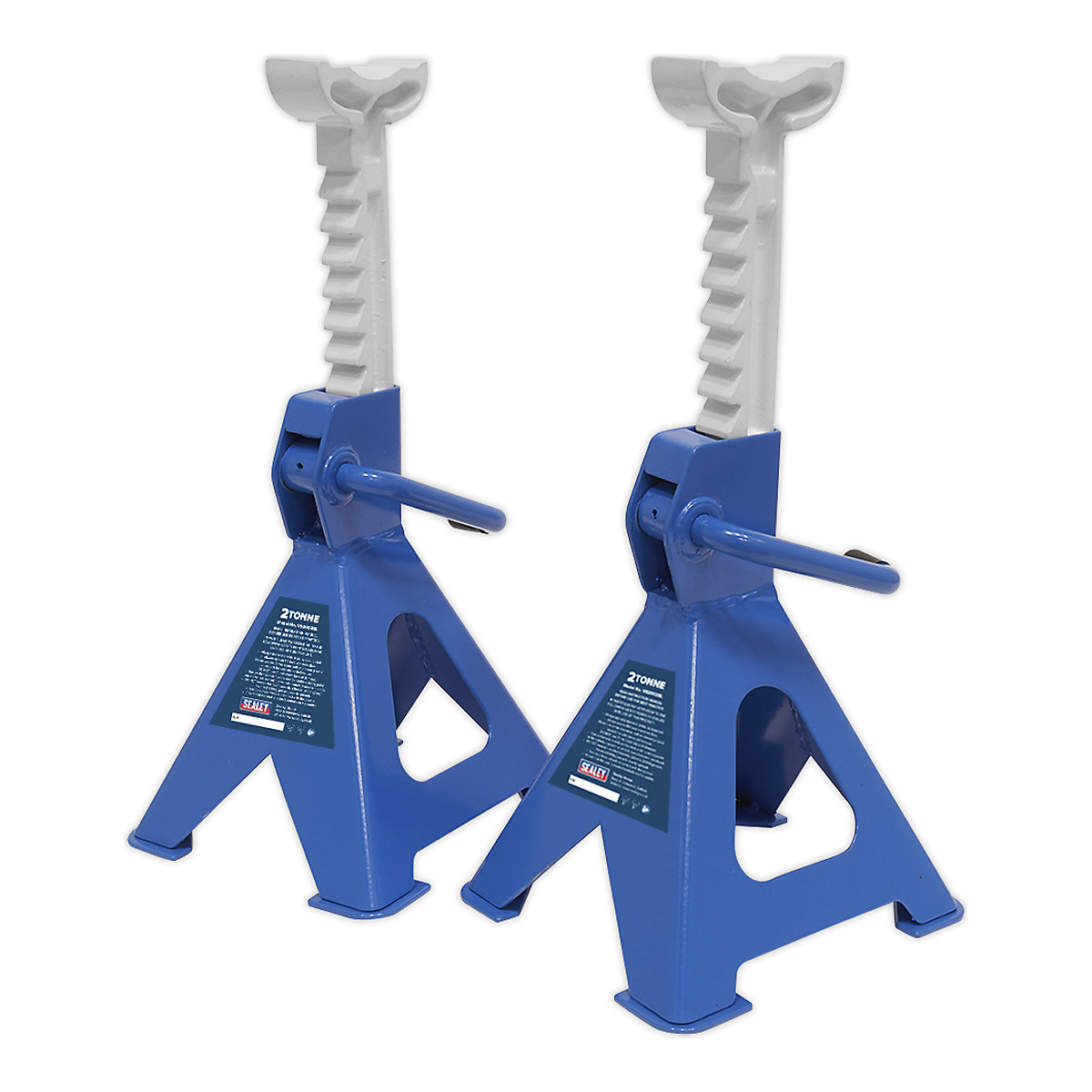 Sealey Ratchet Type Axle Stand (Pairs) | 2 Tonne per Stand (Product illustration 9)-8