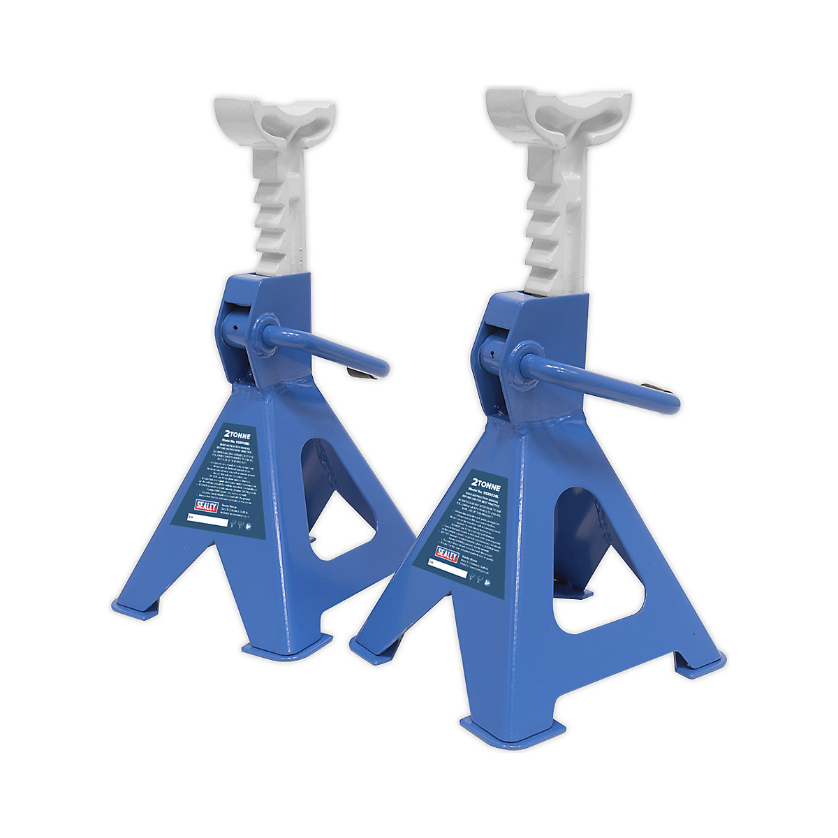 Sealey Ratchet Type Axle Stand (Pairs) | 2 Tonne per Stand (Product illustration 11)-10