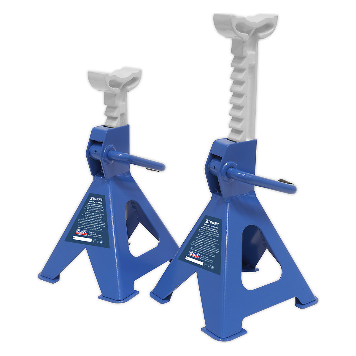 Sealey Ratchet Type Axle Stand (Pairs) | 2 Tonne per Stand