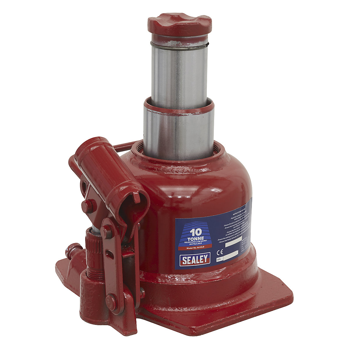 Sealey Telescopic Low Entry Bottle Jack | 10 Tonne (Product illustration 4)-3