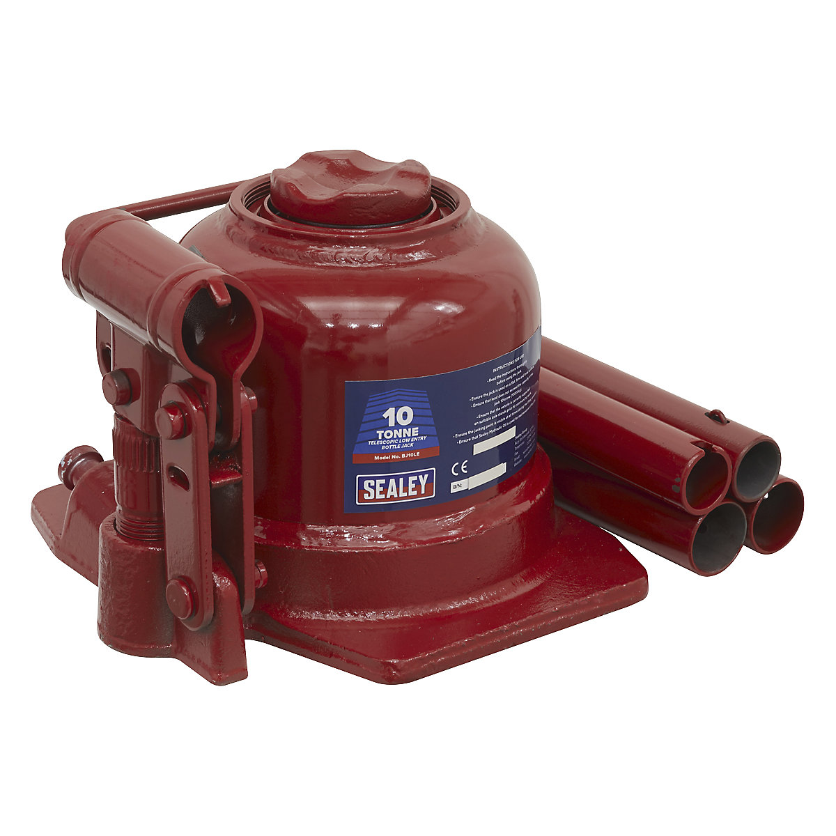 Sealey Telescopic Low Entry Bottle Jack | 10 Tonne (Product illustration 6)-5