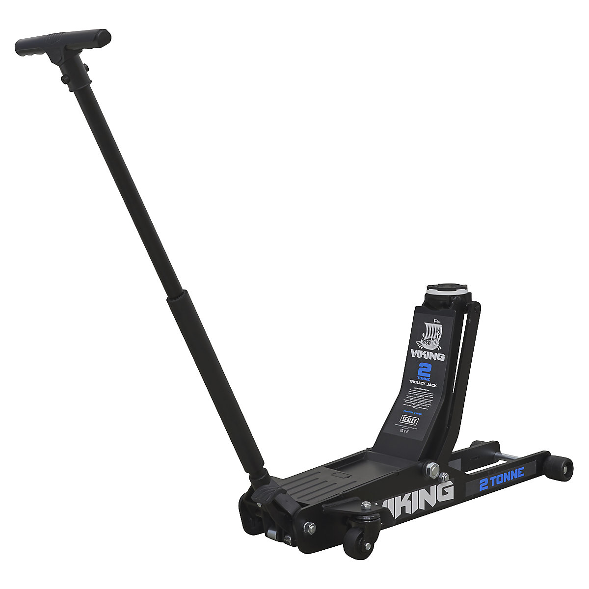 Viking Low Entry Trolley Jacks | 2 Tonne | Rocket Lift | Polyurethane Wheels
